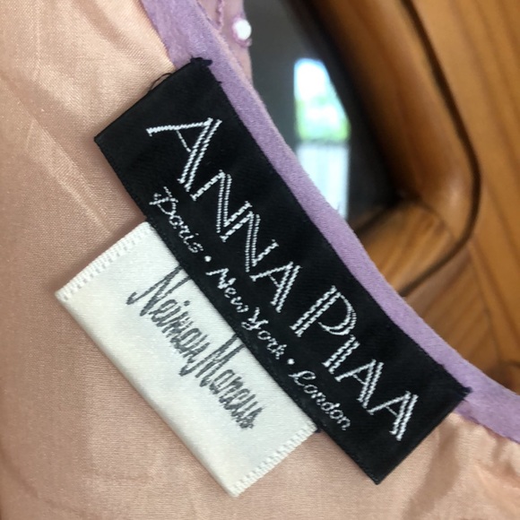 Anna Piaa Neiman Marcus chiffon dress size 8 - Picture 6 of 7